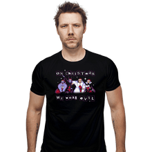 Load image into Gallery viewer, Secret_Shirts Fitted Shirts, Mens / Small / Black Merry Evil-Mas
