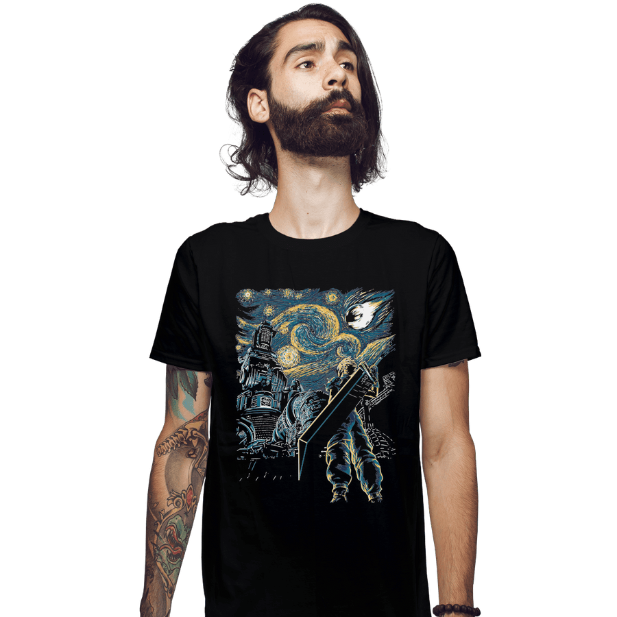 Shirts Fitted Shirts, Mens / Small / Black Starry Remake