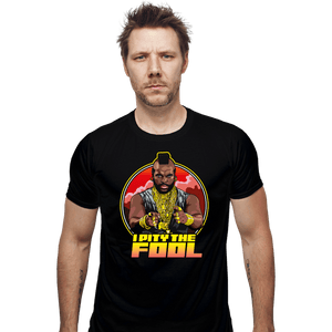 Secret_Shirts Fitted Shirts, Mens / Small / Black Pity The Fool