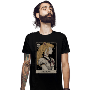 Daily_Deal_Shirts Fitted Shirts, Mens / Small / Black Tarot Of The Moon