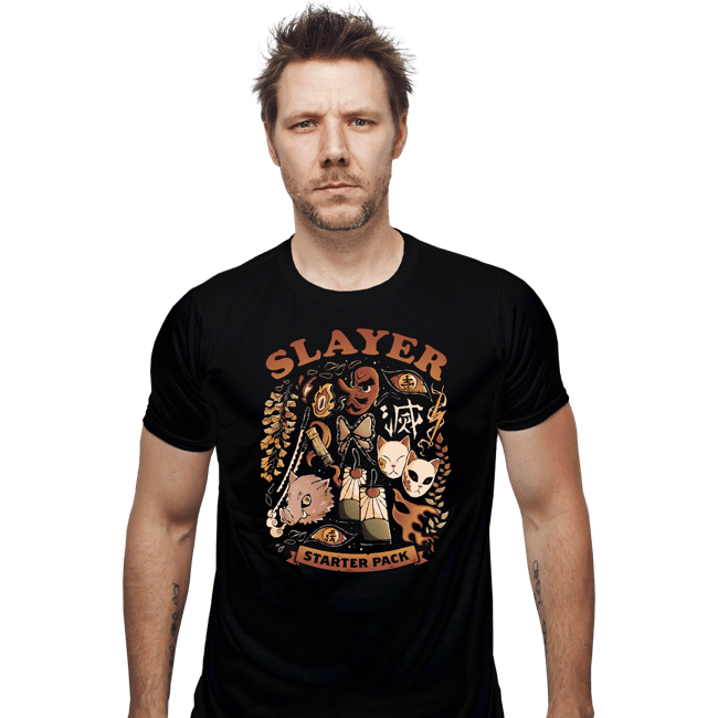 Daily_Deal_Shirts Fitted Shirts, Mens / Small / Black Slayer Starter Pack