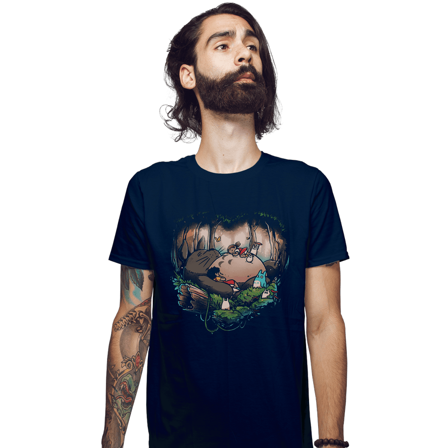 Shirts Fitted Shirts, Mens / Small / Navy Forest Dreamers