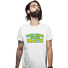 Load image into Gallery viewer, Secret_Shirts Fitted Shirts, Mens / Small / White Girl Loves Math
