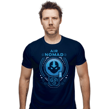 Load image into Gallery viewer, Secret_Shirts Fitted Shirts, Mens / Small / Navy Mighty Airbender
