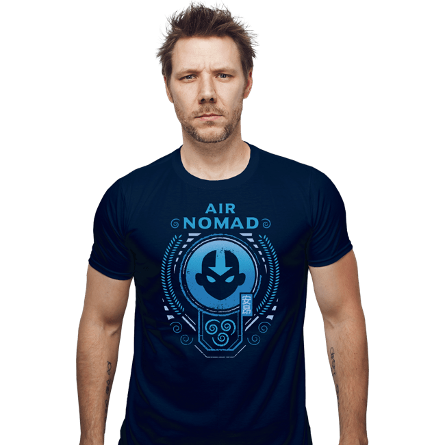 Secret_Shirts Fitted Shirts, Mens / Small / Navy Mighty Airbender