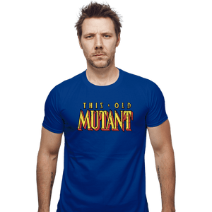 Daily_Deal_Shirts Fitted Shirts, Mens / Small / Royal Blue This Old Mutant