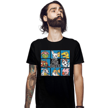 Load image into Gallery viewer, Shirts Fitted Shirts, Mens / Small / Black The Digi Bunch
