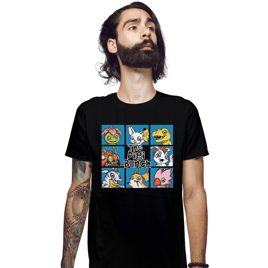 Shirts Fitted Shirts, Mens / Small / Black The Digi Bunch