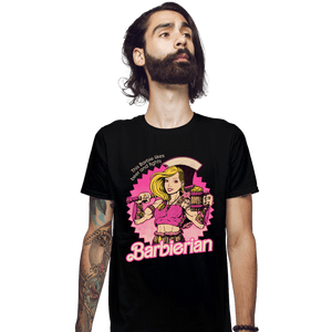 Daily_Deal_Shirts Fitted Shirts, Mens / Small / Black Barbarian Doll