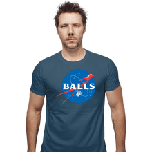 Load image into Gallery viewer, Secret_Shirts Fitted Shirts, Mens / Small / Indigo Blue Balls
