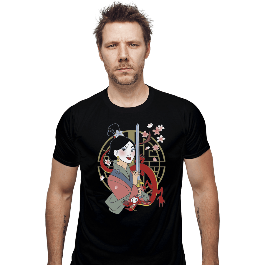 Shirts Fitted Shirts, Mens / Small / Black The Warrior Spirit