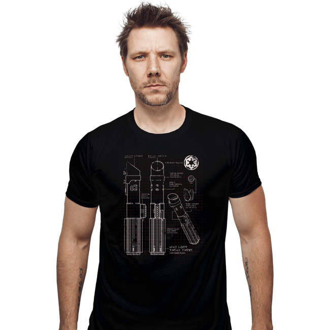 Daily_Deal_Shirts Fitted Shirts, Mens / Small / Black Darkside Schematics