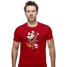Load image into Gallery viewer, Shirts Fitted Shirts, Mens / Small / Red Nap Time

