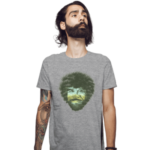 Shirts Fitted Shirts, Mens / Small / Sports Grey Bob Ross