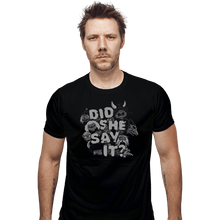 Load image into Gallery viewer, Secret_Shirts Fitted Shirts, Mens / Small / Black Did She Say It
