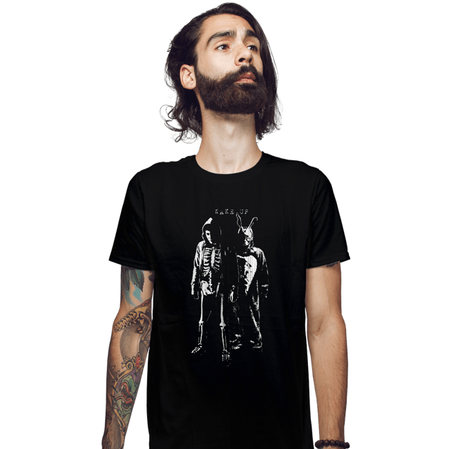 Daily_Deal_Shirts Fitted Shirts, Mens / Small / Black WakeUp