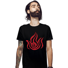 Load image into Gallery viewer, Shirts Fitted Shirts, Mens / Small / Black Fire
