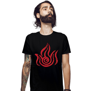 Shirts Fitted Shirts, Mens / Small / Black Fire