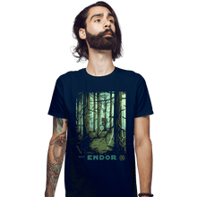 Load image into Gallery viewer, Shirts Fitted Shirts, Mens / Small / Navy Visit Endor
