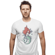 Load image into Gallery viewer, Shirts Fitted Shirts, Mens / Small / White The Mermaid
