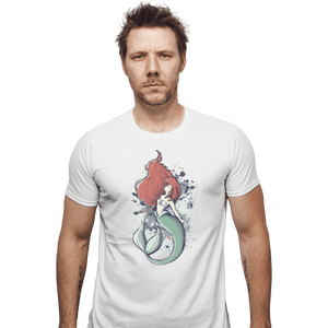 Shirts Fitted Shirts, Mens / Small / White The Mermaid
