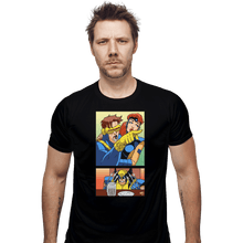 Load image into Gallery viewer, Shirts Fitted Shirts, Mens / Small / Black Mutant Yelling
