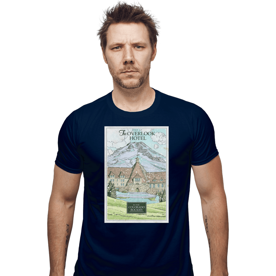 Shirts Fitted Shirts, Mens / Small / Navy Stay at the Overlook Hotel