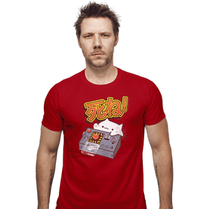 Shirts Fitted Shirts, Mens / Small / Red Doomsday Cat