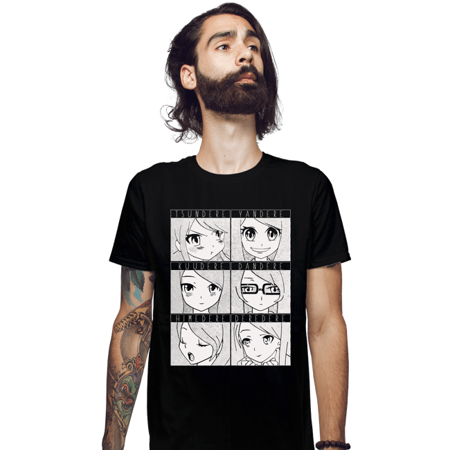 Secret_Shirts Fitted Shirts, Mens / Small / Black Dere Type