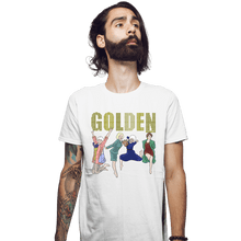 Load image into Gallery viewer, Daily_Deal_Shirts Fitted Shirts, Mens / Small / White Golden
