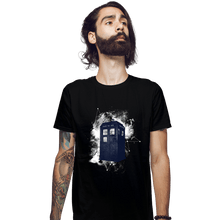 Load image into Gallery viewer, Secret_Shirts Fitted Shirts, Mens / Small / Black Star Tardis
