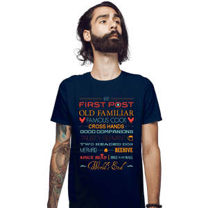 Secret_Shirts Fitted Shirts, Mens / Small / Navy The Golden Mile