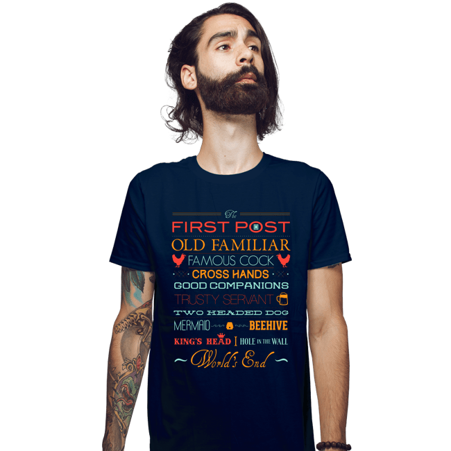 Secret_Shirts Fitted Shirts, Mens / Small / Navy The Golden Mile
