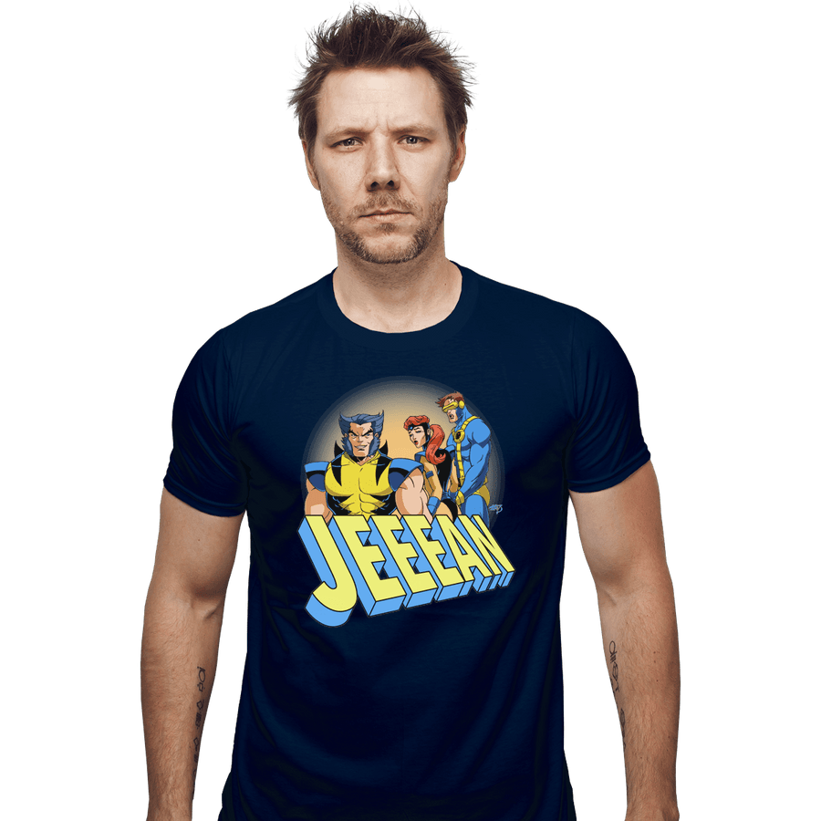 Shirts Fitted Shirts, Mens / Small / Navy Distracted Jeeean