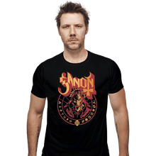 Load image into Gallery viewer, Shirts Fitted Shirts, Mens / Small / Black Prince Of Darkness
