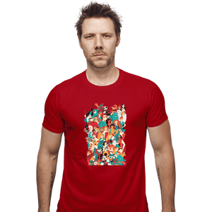Shirts Fitted Shirts, Mens / Small / Red Mouse House Heroes '19