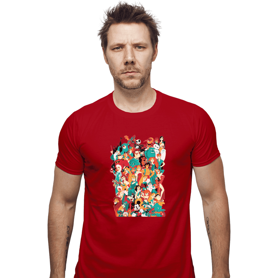 Shirts Fitted Shirts, Mens / Small / Red Mouse House Heroes '19