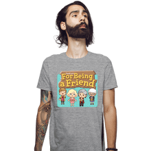 Load image into Gallery viewer, Secret_Shirts Fitted Shirts, Mens / Small / Sports Grey Thankyou For Being A Friend
