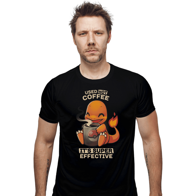 Shirts Fitted Shirts, Mens / Small / Black Hot Coffee