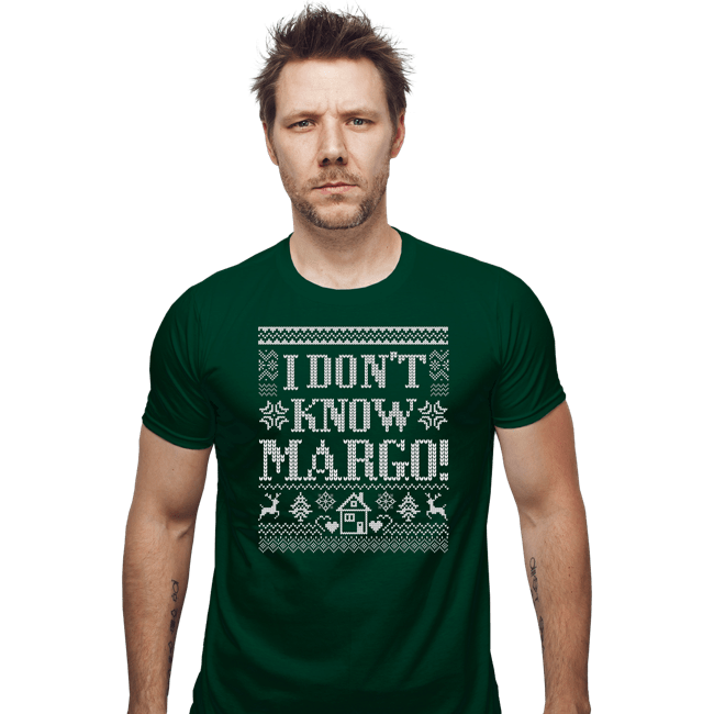 Daily_Deal_Shirts Fitted Shirts, Mens / Small / Irish Green I Don't Know Margo!