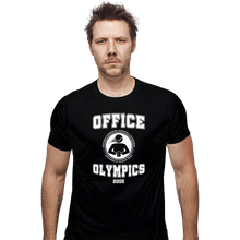 Load image into Gallery viewer, Secret_Shirts Fitted Shirts, Mens / Small / Black Office Olympics 2005
