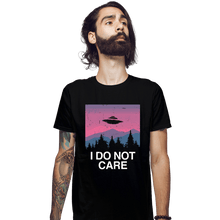 Load image into Gallery viewer, Secret_Shirts Fitted Shirts, Mens / Small / Black I Do Not Care
