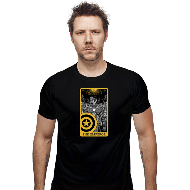 Shirts Fitted Shirts, Mens / Small / Black Tarot The Emperor
