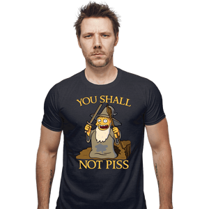 Shirts Fitted Shirts, Mens / Small / Dark Heather You Shall Not Piss