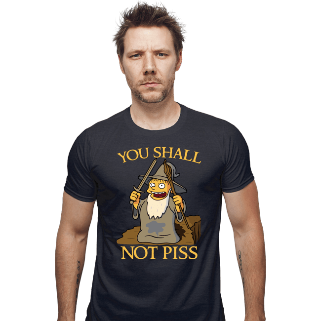 Shirts Fitted Shirts, Mens / Small / Dark Heather You Shall Not Piss
