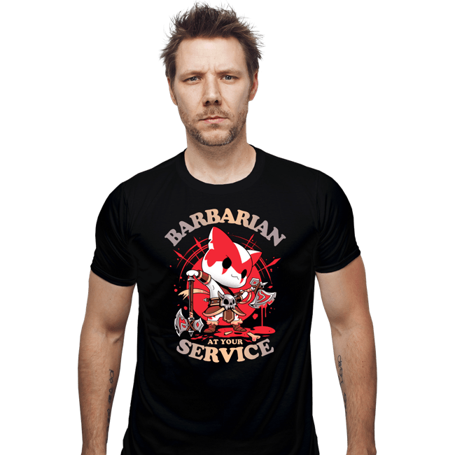Daily_Deal_Shirts Fitted Shirts, Mens / Small / Black Barbarian's Call