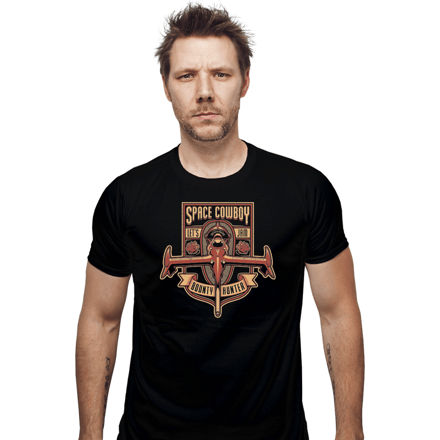Shirts Fitted Shirts, Mens / Small / Black Just a Humble Bounty Hunter