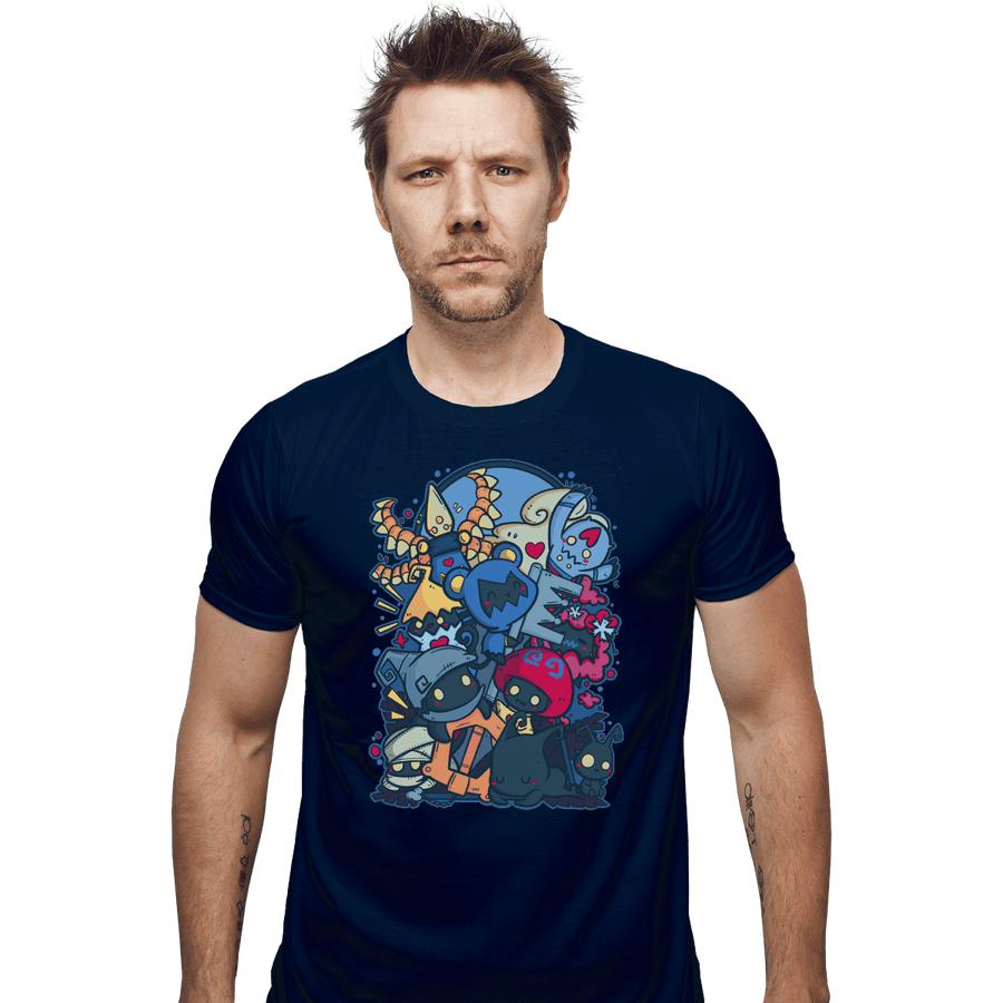Shirts Fitted Shirts, Mens / Small / Navy Heartless