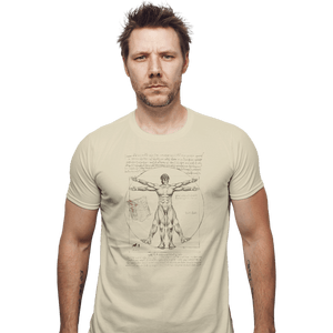 Shirts Fitted Shirts, Mens / Small / Sand Eren Vitruvian