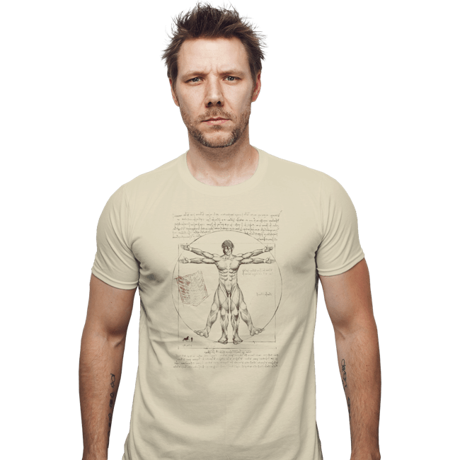 Shirts Fitted Shirts, Mens / Small / Sand Eren Vitruvian